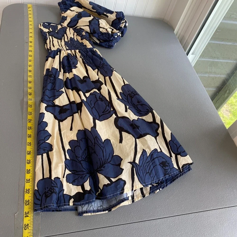 Entro Womens Puff Sleeve Coquette Floral Mini Dress Size S Kindle Garden Party - Picture 11 of 12